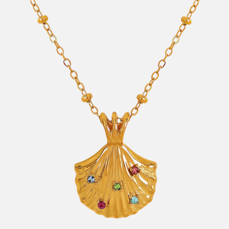 Sea Gems Necklace - 18K Gold Plated (Pre-Order)