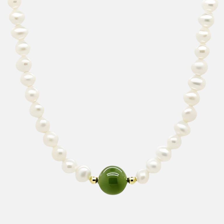 Frosted Jade Necklace (Pre-Order)