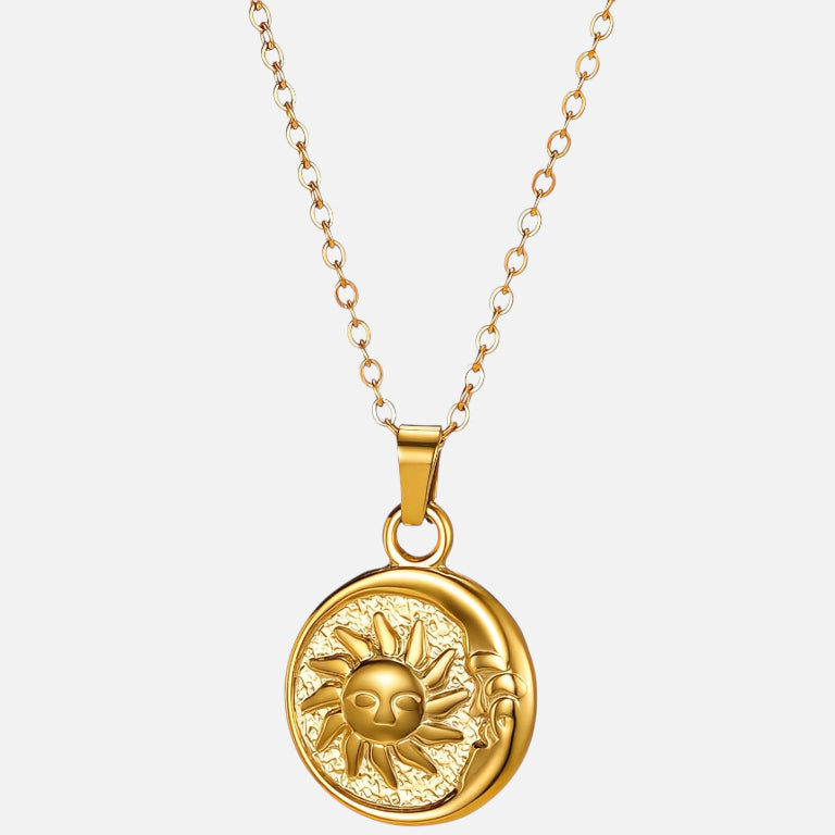 Solar Luna Necklace - 18K Gold Plated (Pre-Order)