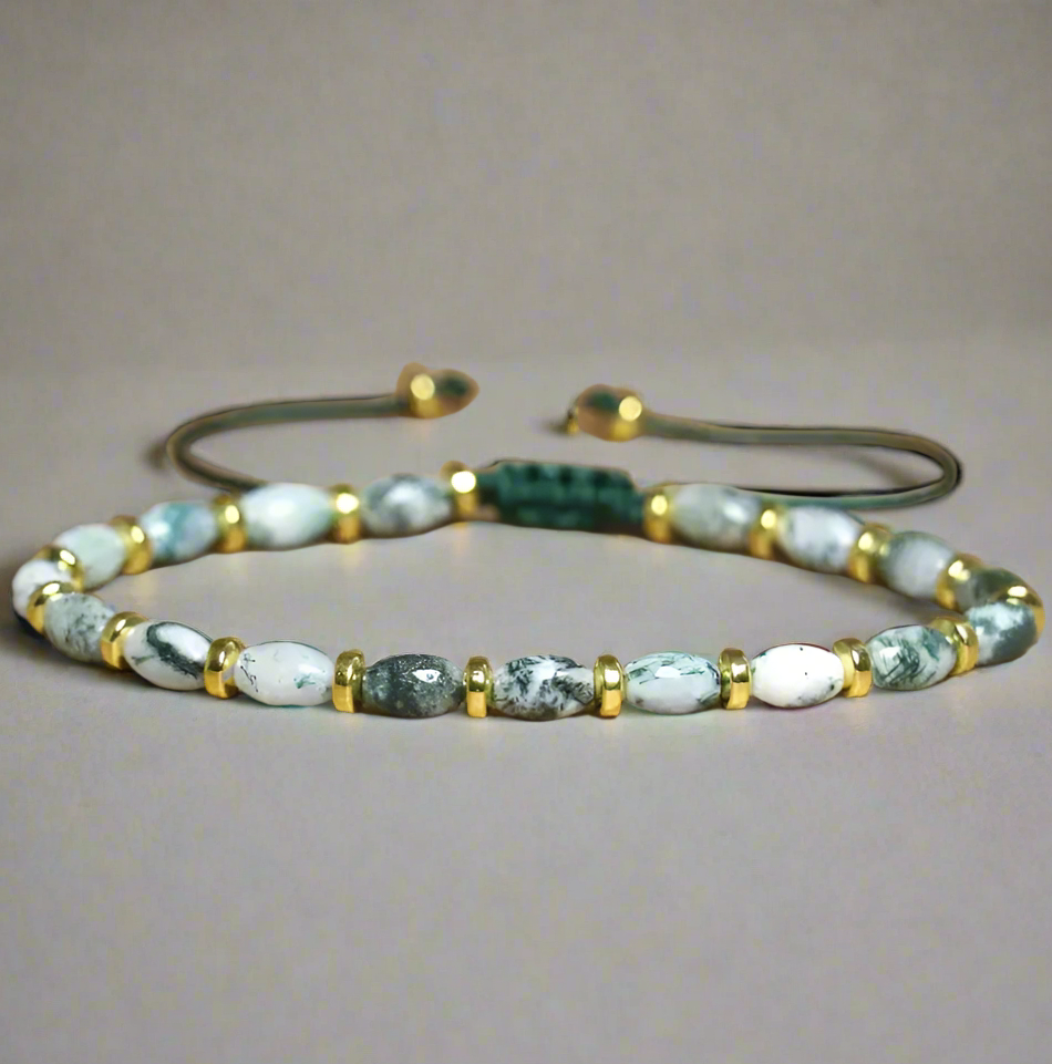 Sage Mist Bracelet - Natural Stone (Pre-Order)