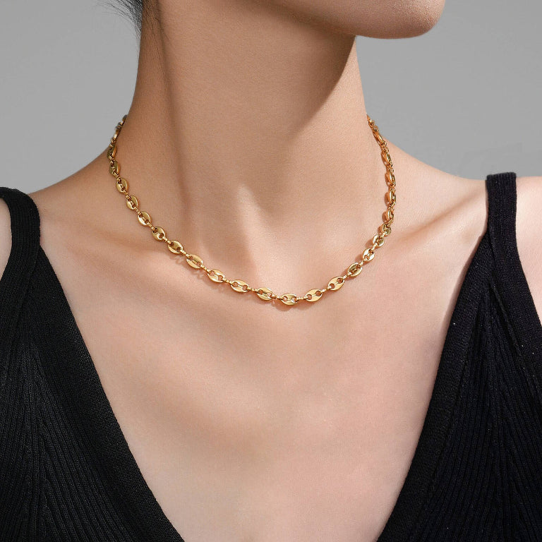 Golden Links Necklace - 18K Gold plated (Pre-Order)