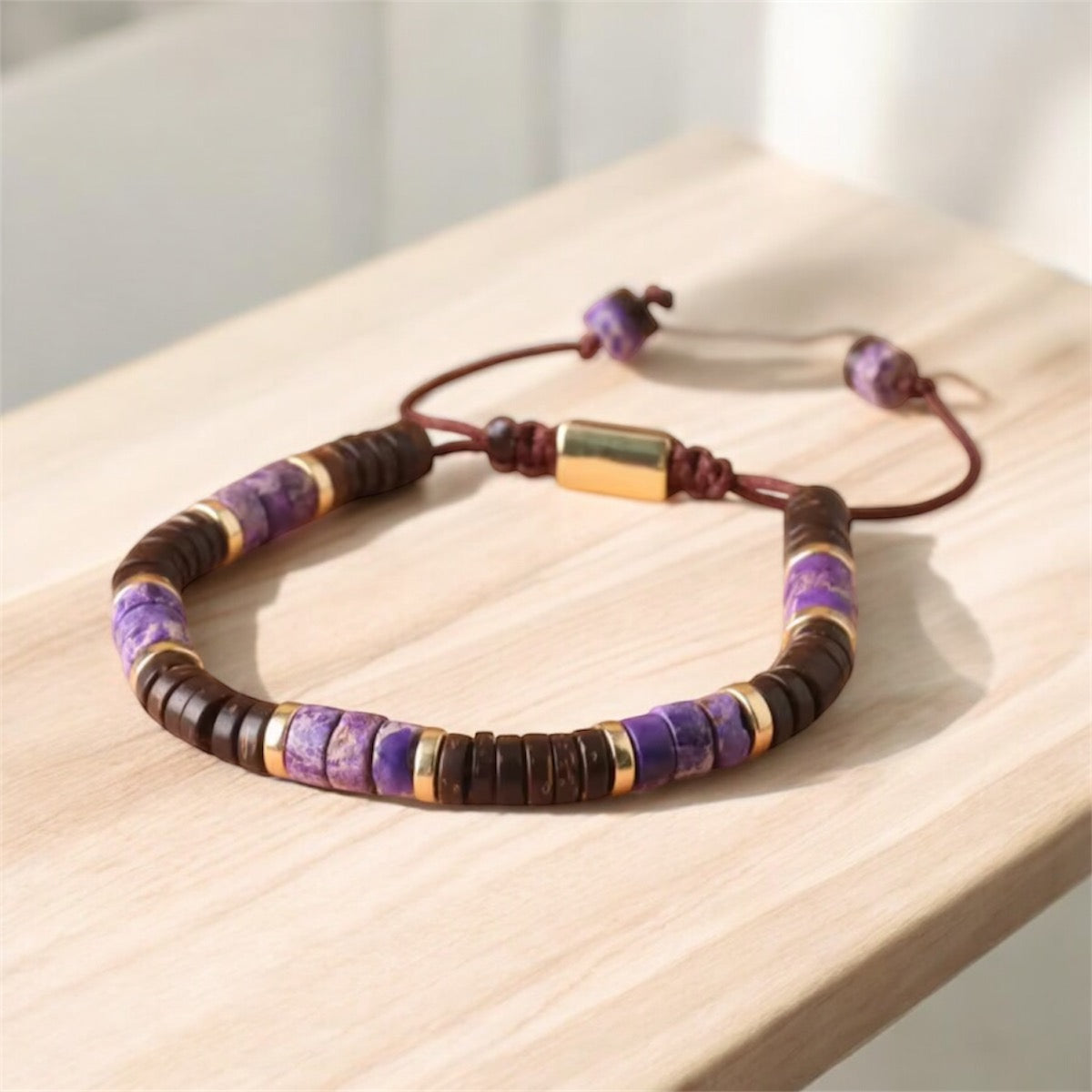 Violet Eclipse Bracelet - Natural Stone (Pre-Order)