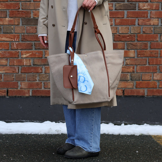 Soleil Bag | Champagne Sand with Bronze Hardware