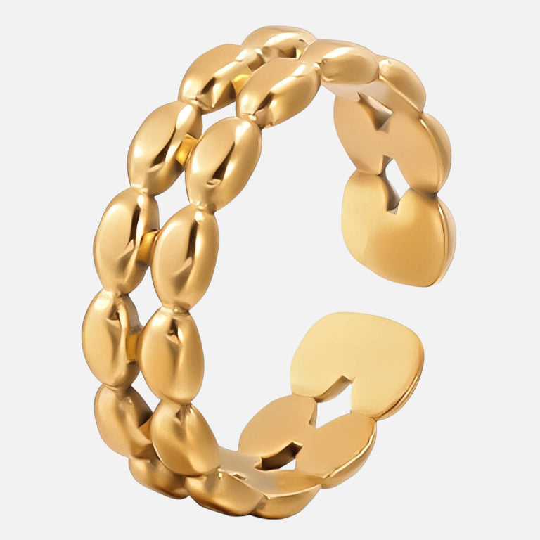 Shell Stack Rings - 18K Gold Plated (Pre-Order)