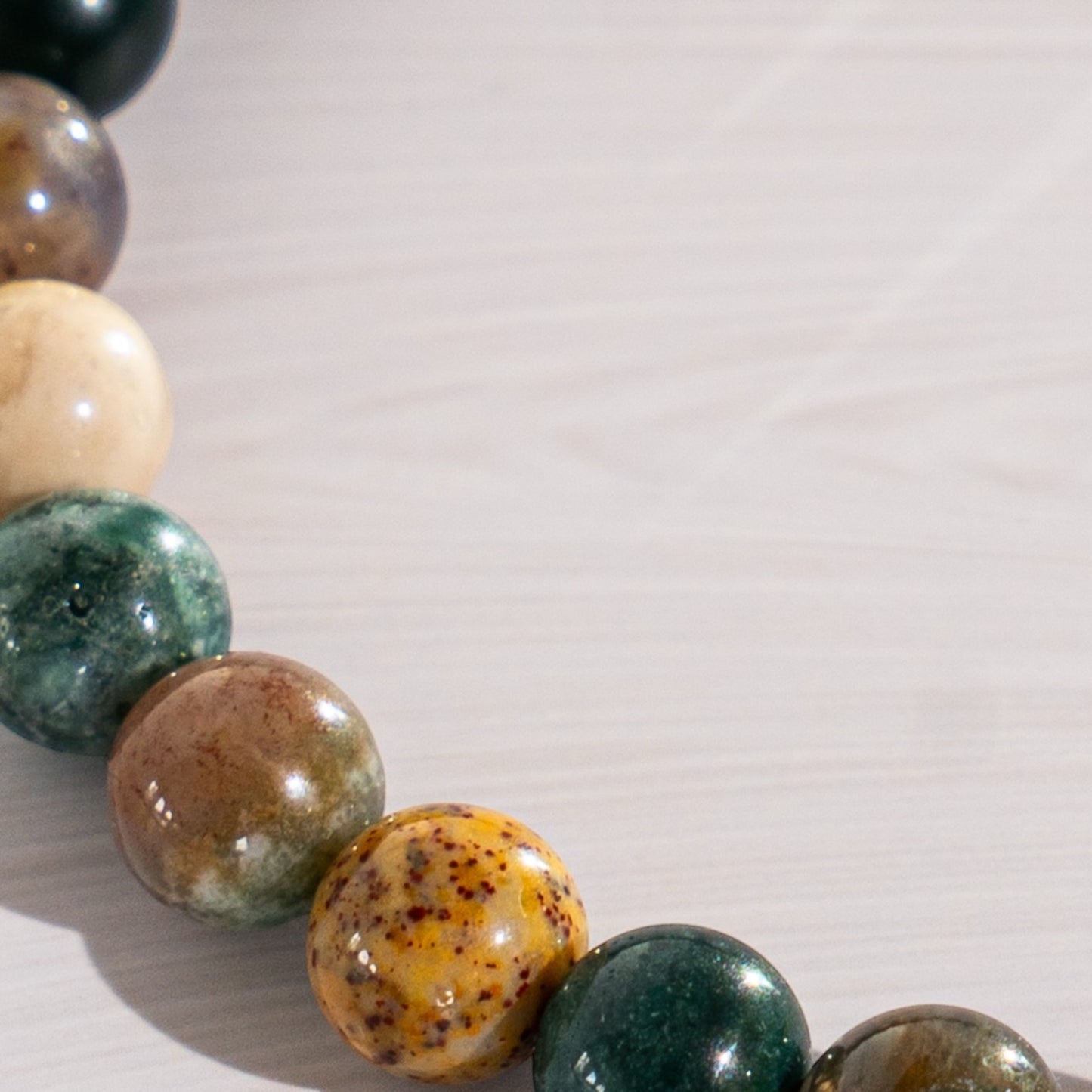 Stone Edit Bracelet - Natural Indian Agate Stones (Pre-Order)