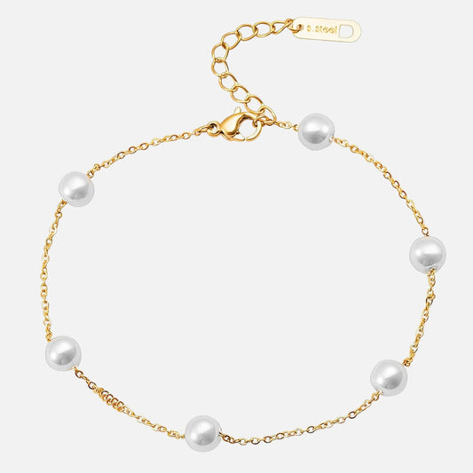 Pearl Thread Bracelet - 18K Gold Plated (Pre-Order)