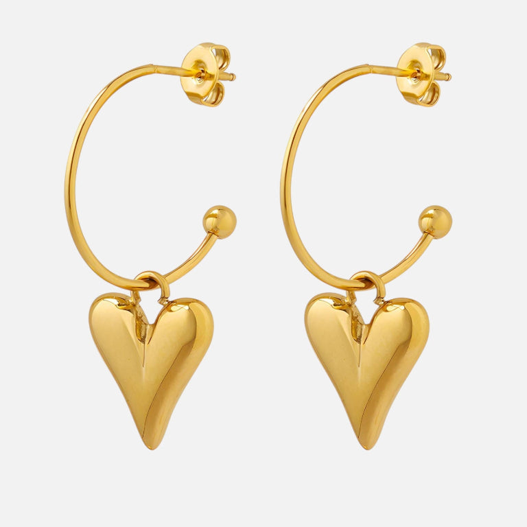 Love Earrings - 18K Gold Plated (Pre-Order)