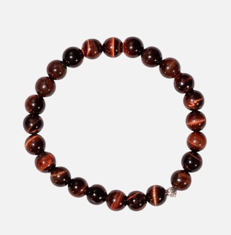 Desert Flame Beaded Bracelet -  Natural Gemstones (Pre-Order)