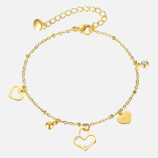 Amour Charm Bracelet - 18K Gold Plated (Pre-Order)