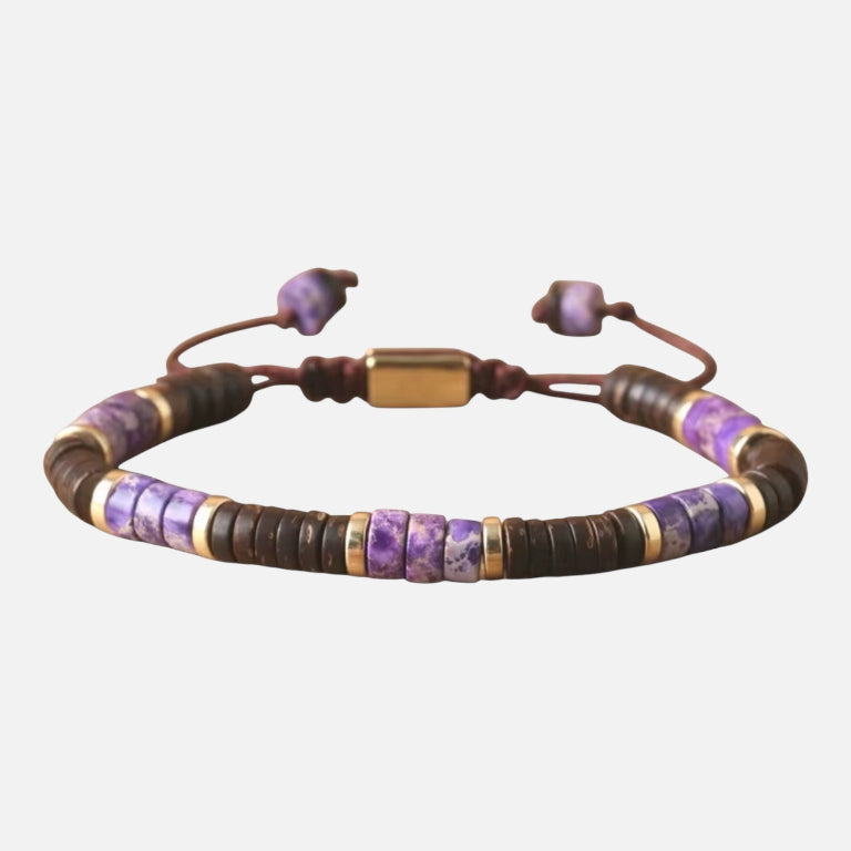 Violet Eclipse Bracelet - Natural Stone (Pre-Order)