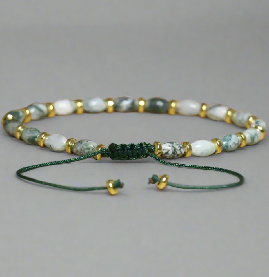 Sage Mist Bracelet - Natural Stone (Pre-Order)